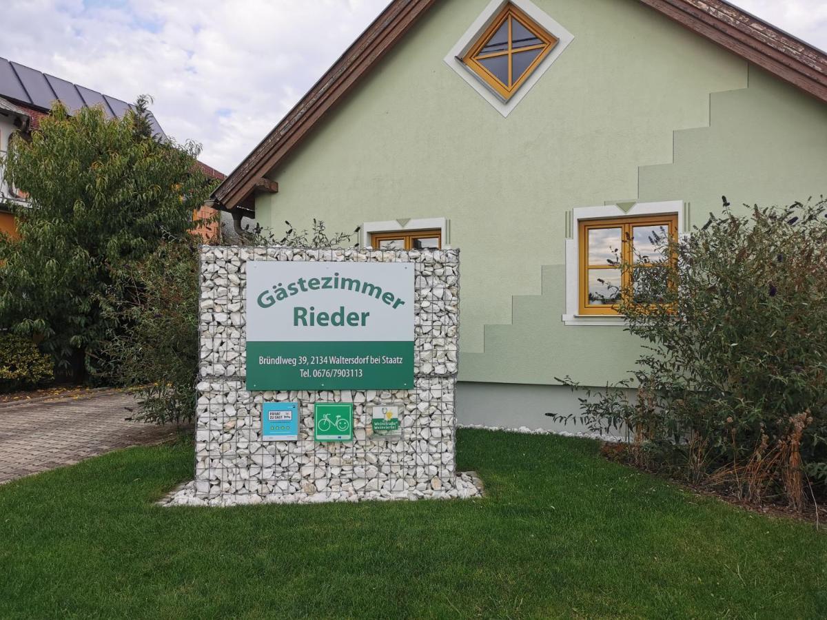 Gaestezimmer Rieder Staatz Kültér fotó